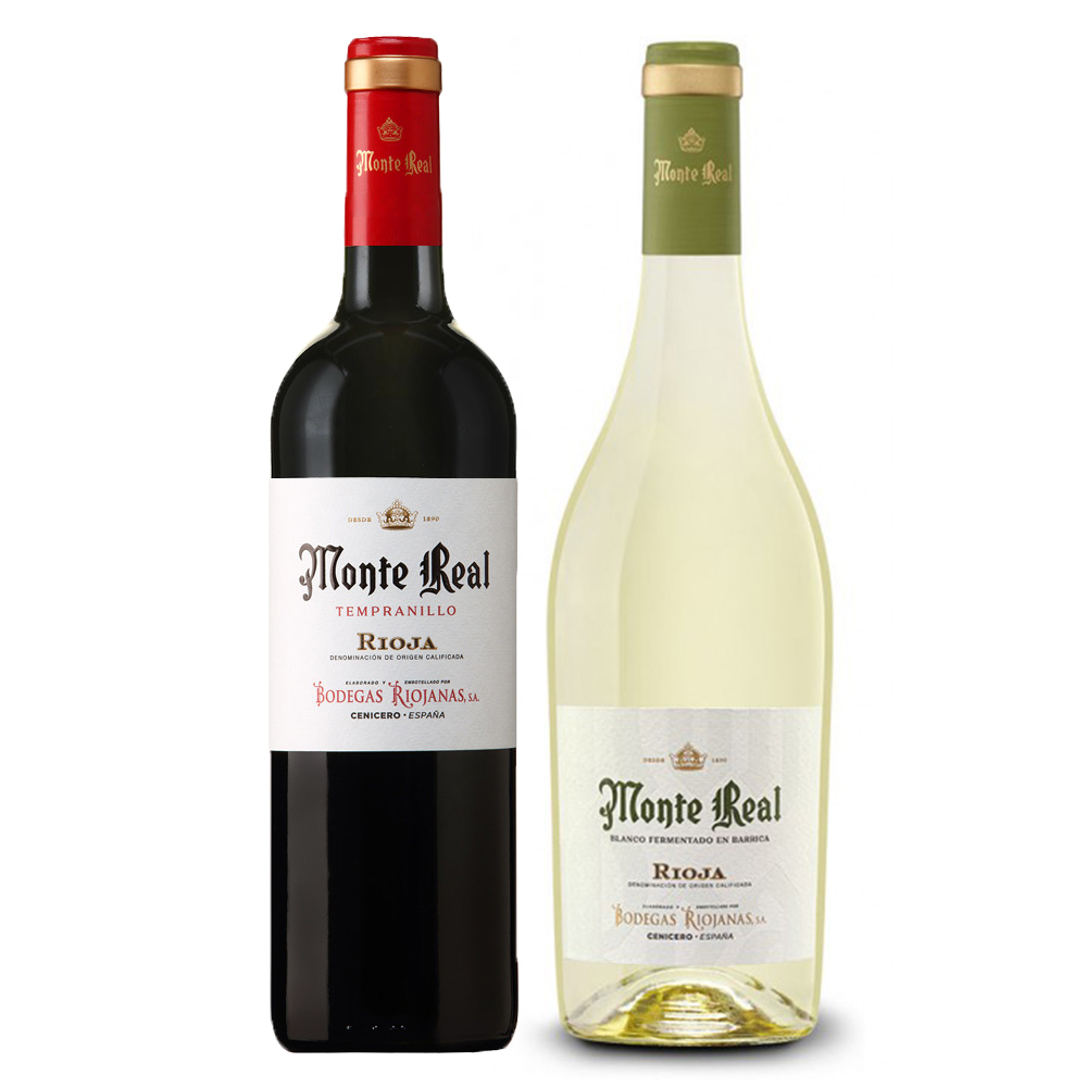 Buy And Send Twin Bottle Monte Real Wine Gift Set